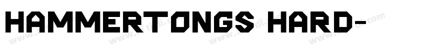 HammerTongs Hard字体转换